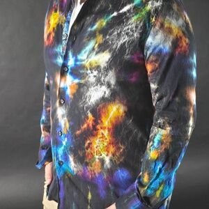 Robert Graham Aurora Borealis Stretch Cotton Button-Up Shirt